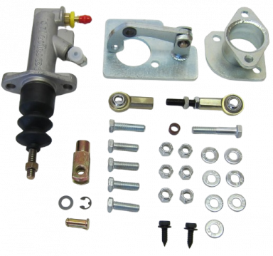 MDL LF Series 66-70 Fairlane Hydraulic Clutch Master Kit, .700" Bore, Black Billet Reservoir